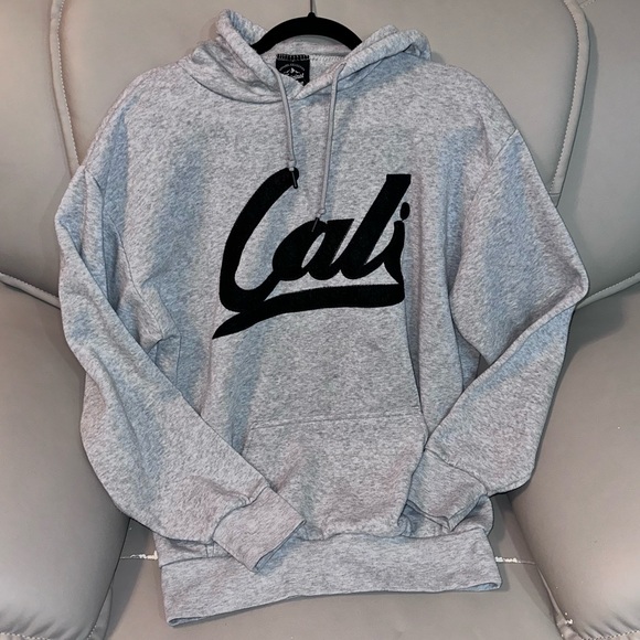 Original Deluxe Supply Men’s Cali Grey Hoodie - Picture 1 of 8